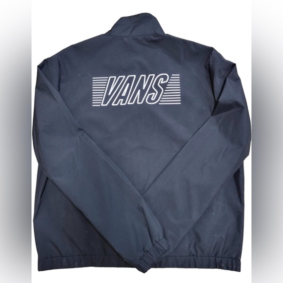 Like NEW!!! Vans Sport Check Women's Reversible Black/Camo Jacket - Size M - Picture 4 of 16